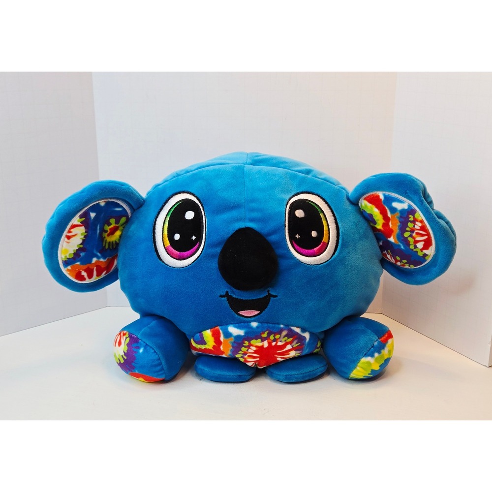 Crayola Tie Dye Koala Plush Blue Stuffed Animal Colorful 9 J2K01 2022